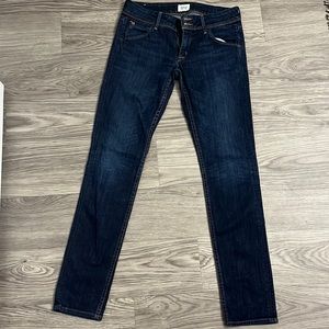 Hudson brand dark skinny jeans